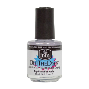 INTERNATIONAL NAIL MANUFACTURERS INM Out The Door Speed Fast Dry Top Coat, 0.5oz