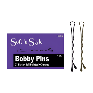 SOFT N STYLE Bobby Pins Ball Pointed Crimped 2" 1Lb Blonde - P75-BL
