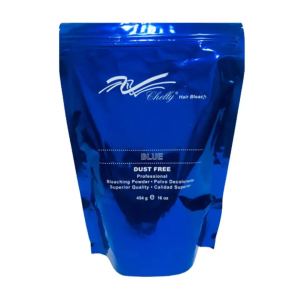 CHELLY Dust Free Blue Hair Bleach Powder, 16oz
