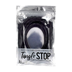 M HAIR DESIGNS Electrical Cord Cover & Detangle - Tangle Stop - Black