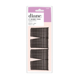 DIANE BEAUTY Bobby Pins Black 2", 60 Pk - D450