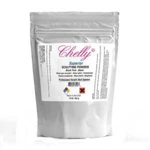CHELLY Superior Sculpting Professional Acrylic Powder Blush Pink-Sheer, 16oz