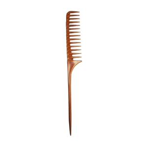 BRITTNY PROFESSIONAL Long Bone Tail Comb, Orange - BR33021