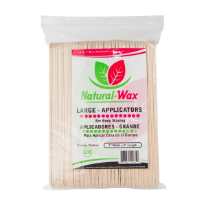 NATURAL WAX LLC Large Applicators 1" Width x 8" Length - 100 Count