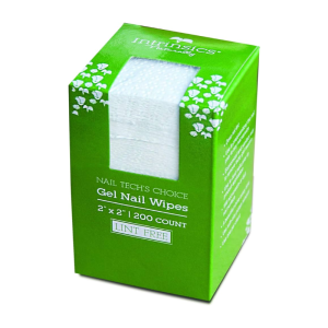 INTRINSICS NATURALLY 2" x 2" Lint free Gel Nail Wipes, 200 Counts - 406202