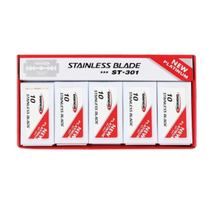 DORCO Platinum Stainless Double Edge Razor Blades, 100 Counts - ST301