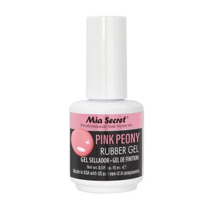 MIA SECRET Pink Peony Rubber Gel, 0.5oz - FG-11RT