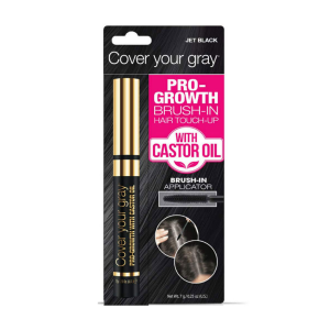 COVER YOUR GRAY Pro Growth Brush-IN Hair Toch-UP Jet Black - 012061G