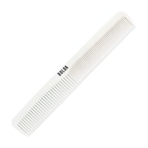 ROLDA Barber Comb 7"- White CFC - 71239WH