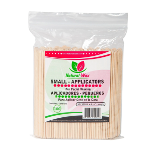NATURAL WAX LLC Small Applicators, 3/8" Width X 4 1/2" Length - 100 Count