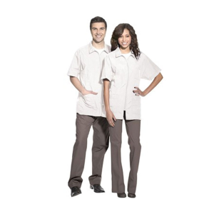 DIANE BEAUTY Pro Jackets Zipper White Small - DTA031