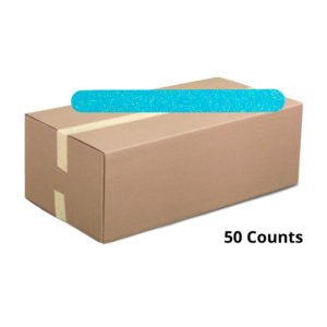 TROPICAL SHINE Washable Disinfectable Flash & Files Neon Medium/Coarse File 100, 7.5" 50 Counts - PK707576