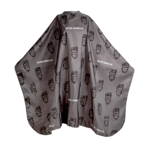 SLICK GORILLA Barber Cape Black - SGBCB
