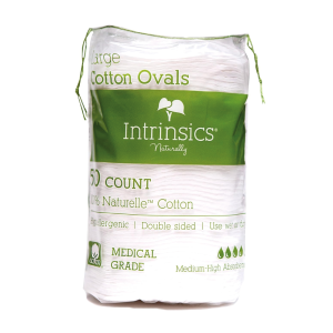 INTRINSICS NATURALLY Large Cotton Ovals 3", 50 Counts - 407406