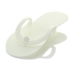 DESIGN NAIL White Salon Slippers 12 Pair Pk - 136383 - 5894