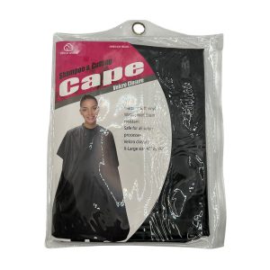 DREAM WORLD PRODUCTS Shampoo and Cutting Cape Black - DRE3131