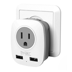 FOVAL Travel plug Adapter Model: WS - 09C - 2U