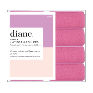 DIANE BEAUTY Foam Rollers 8 Pk, 1 1/4" - D1919