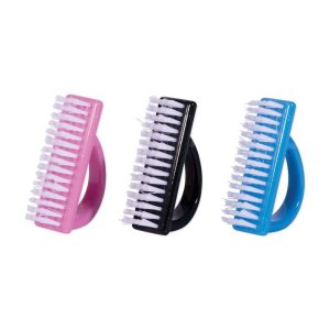 DL PRO Manicure Brushes in a Container - NB - 36 - White Grit Buffer Pink 100/180