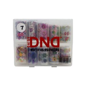 DAISY DND Nail Foil Decoration 10 Rolls Mutiful Flowers #7