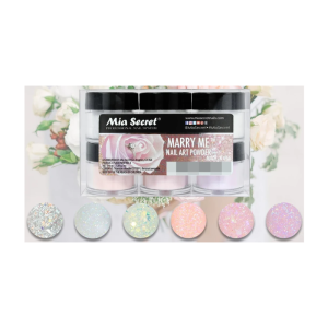 MIA SECRET Marry Me Art Arylic Powder 6pcs, 1/4oz - PL400-MM MIX-6