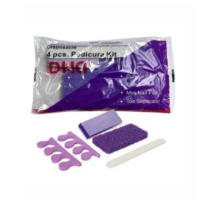 DAISY DND Disposable Pedicure Kit Purple Pumice - UNIT