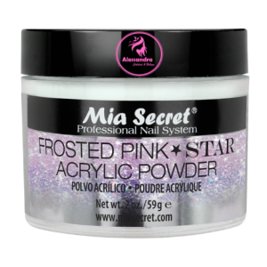 MIA SECRET Frosted Pink Acrylic Powder, 2oz - PL430FP-STAR