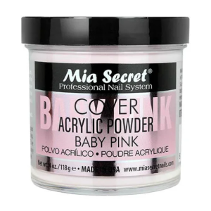 MIA SECRET Cover Baby Pink Acrylic Powder, 4oz - PL440-BP