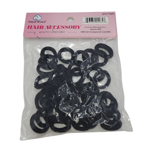 CHLOE HAIR ACCESSORIES Small Hair Band Black 45pcs - BR2710BK