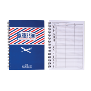 SCALPMASTER Barber Shop Appointment Book 3 Column - SC -9019