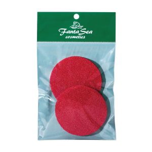 FANTASEA COSMETICS Red Cosmetic Sponges, 2 Pks - FSC -228