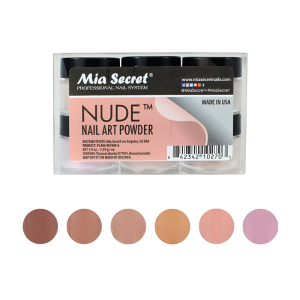 MIA SECRET Nude Art Arylic Powder 6pcs, 1/4oz - PL400-NU MIX-6