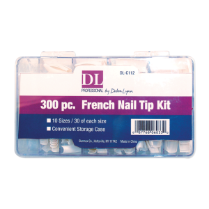 DL PROFESSIONAL French Nail Tip Kit 300 Pcs - DL-C112