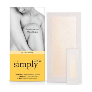GIGI Simply Hair Removal Strips 24-12 Aplication - 0309