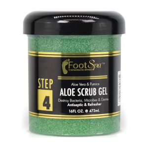FOOT SPA Aloe Scrub Gel Step 4, 16oz - 02001
