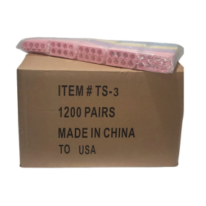 APOLLO BEAUTY Bulk of 1200 Pairs Disposable Pedicure Toe Separators TS-3