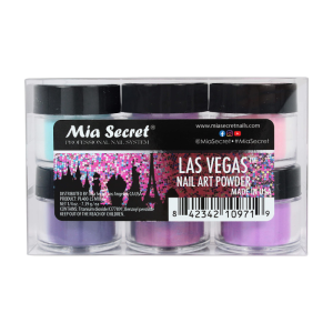 MIA SECRET Las Vegas Art Arylic Powder 6pcs, 1/4oz - PL400-LS MIX-6