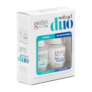 GELISH Duo Soft Gel Tip Primer & Soft Gel Tip Adhesive, 0.5 Fl.oz - 1121802