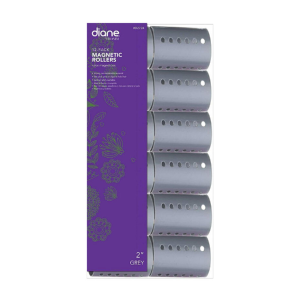 DIANE BEAUTY Magnetic Roller Grey 12 Pk, 2" - D2724