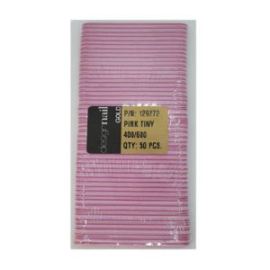 DESIGN NAIL Pink Premium Cushion File 3.5" 400/600 - 50 PCS - 129272