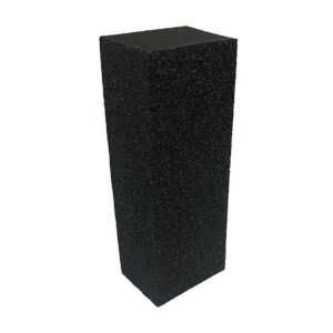 BRITTNY PROFESSIONAL Black Block Buffer, 1 Count - BR42301