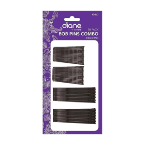 DIANE BEAUTY Bobby Pins 2", 30 Count Black - D463