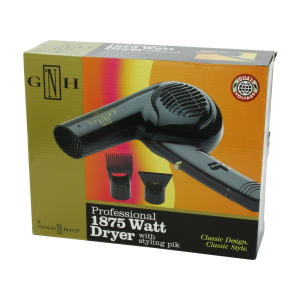 GOLD' N HOT Classic Pistol Dryer with Styling Pik, 1875 Watts - GH2274