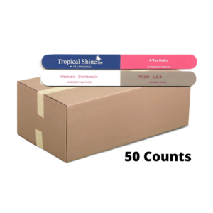 TROPICAL SHINE Washable Disinfectable 4 Way Buffer, 7.5" 50 Counts - PK707201