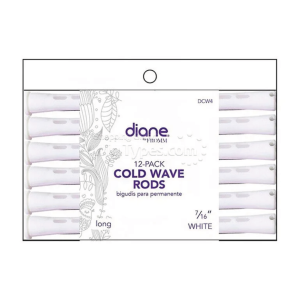 DIANE BEAUTY Cold Wave Rods, White Pk - DCW4