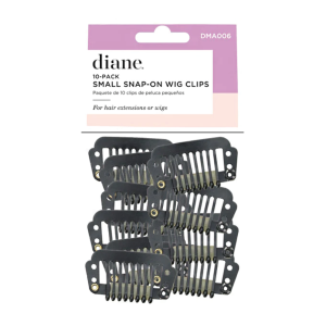DIANE BEAUTY SM Snap Wig Clips Black, 10 Pk - DMA006