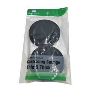 DREAM WORLD PRODUCTS Thin and Thick Cosmetic Sponge 2pcs Black - BR1634