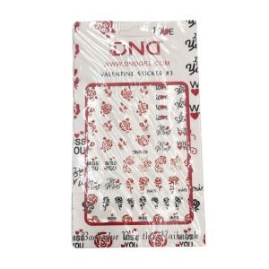 DAISY DND Nail Stickers Valentine Nail Design # 3
