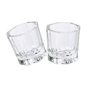 DIANE BEAUTY Glass Dampen Dish 2 Pk - D998