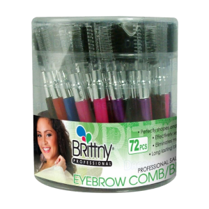 BRITTNY Eyebrow Comb & Brush  72 PCS - BR1657
